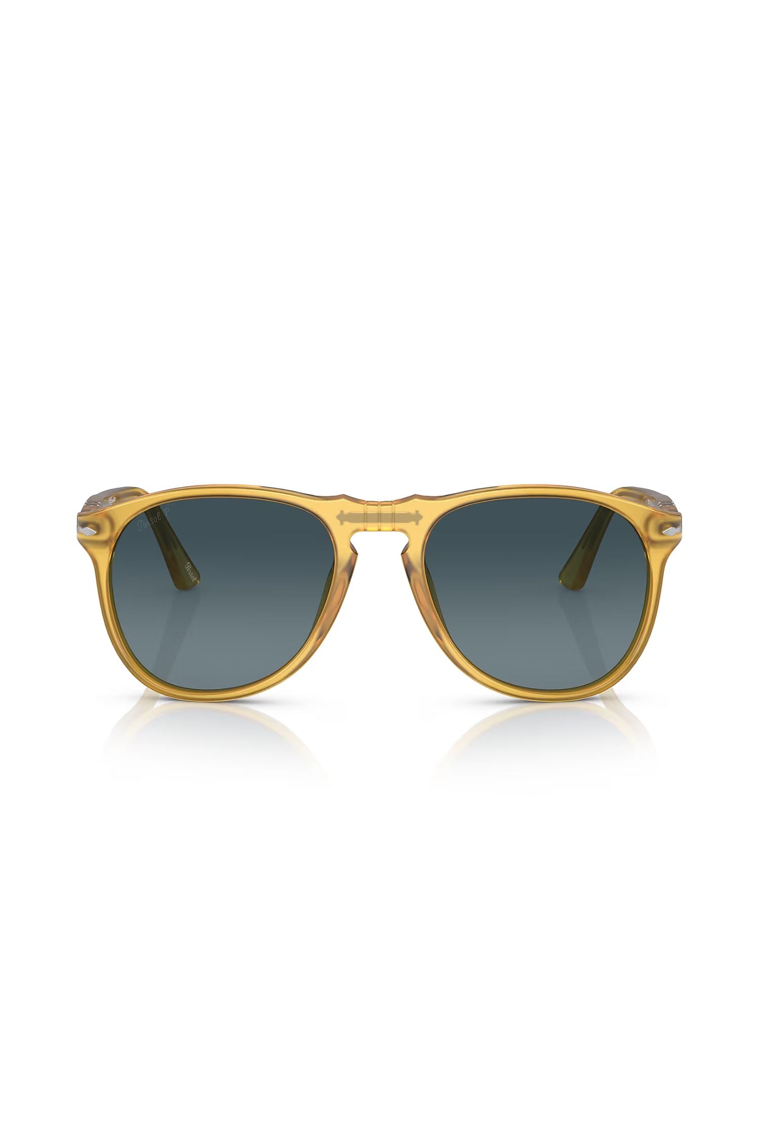 PERSOL YELLOW WITH POLARIZED GRAD. BLUE LENS 9649-S