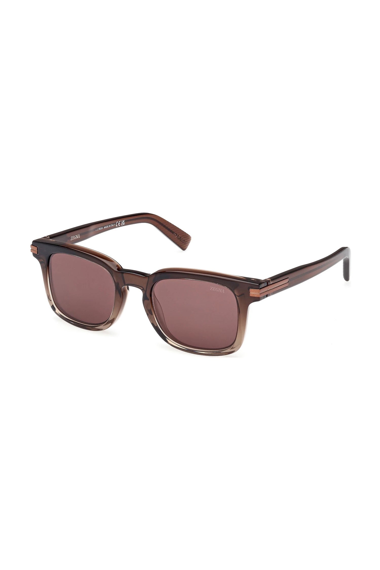 ZEGNA | EZ 0230 Two-Tone Sunglasses | Brown