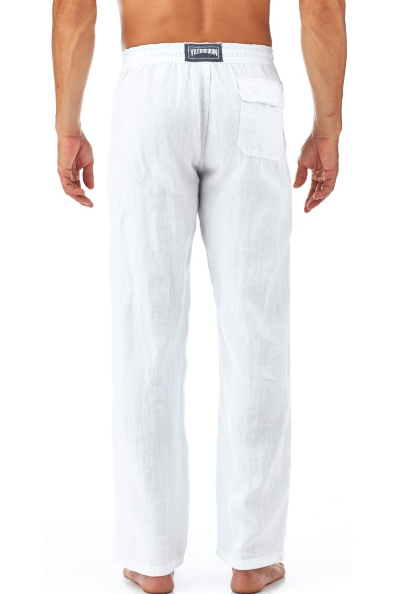 VILEBREQUIN | Relaxed Linen Trousers | White