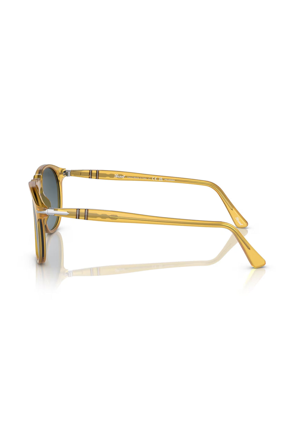 PERSOL YELLOW WITH POLARIZED GRAD. BLUE LENS 9649-S