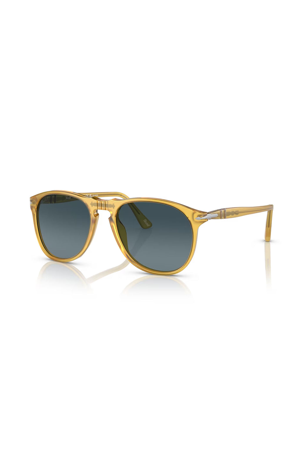 PERSOL YELLOW WITH POLARIZED GRAD. BLUE LENS 9649-S
