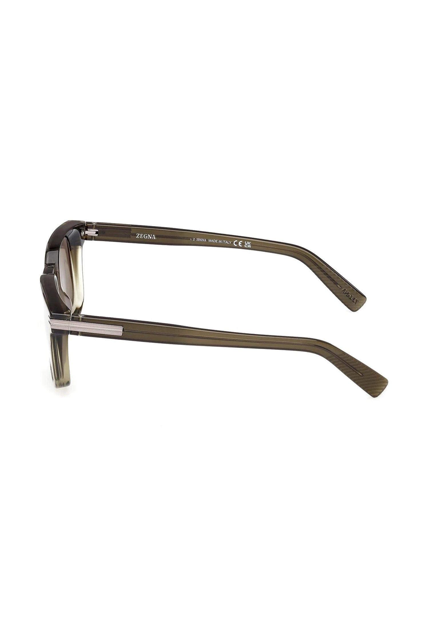 ZEGNA | EZ 0230 Two-Tone Sunglasses | Olive