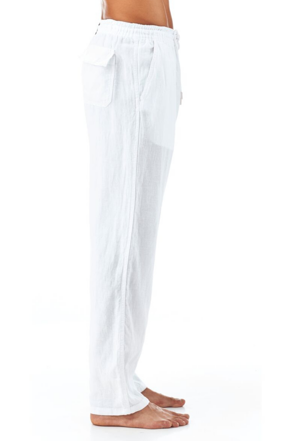 VILEBREQUIN | Relaxed Linen Trousers | White
