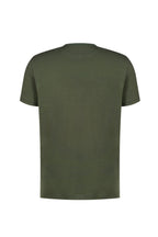 MEY STORY | Stretch Cotton T-Shirt | Dark Green