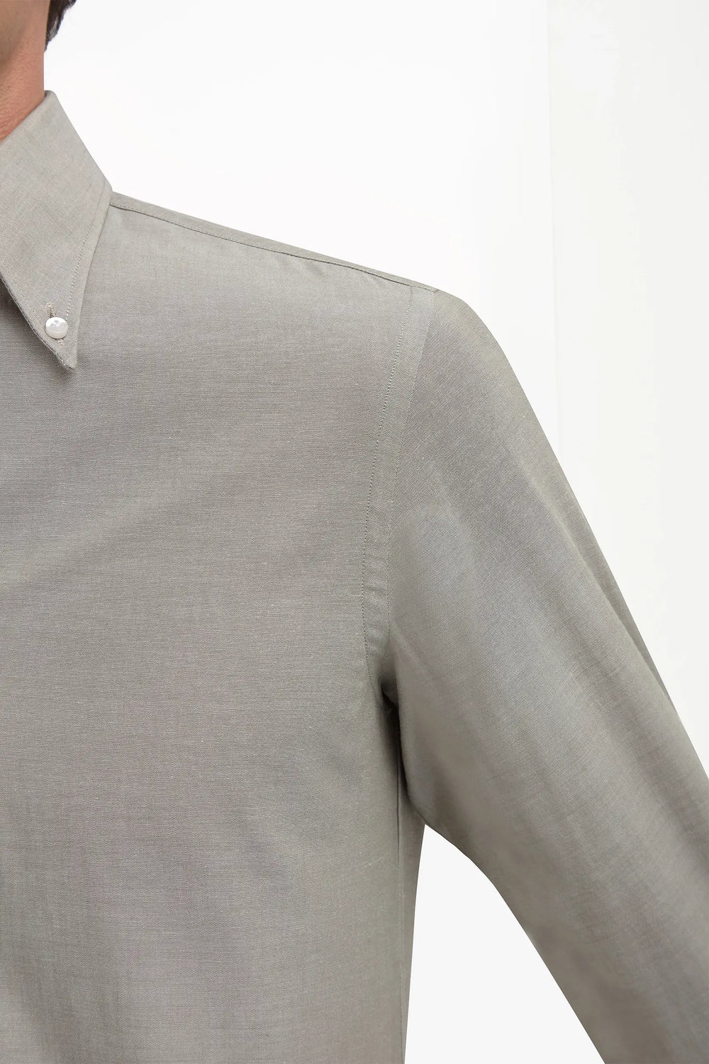 PINI PARMA | Chambray Shirt | Sea Green