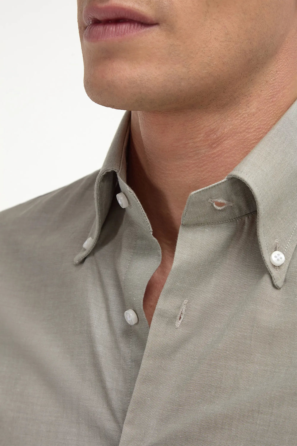 PINI PARMA | Chambray Shirt | Sea Green