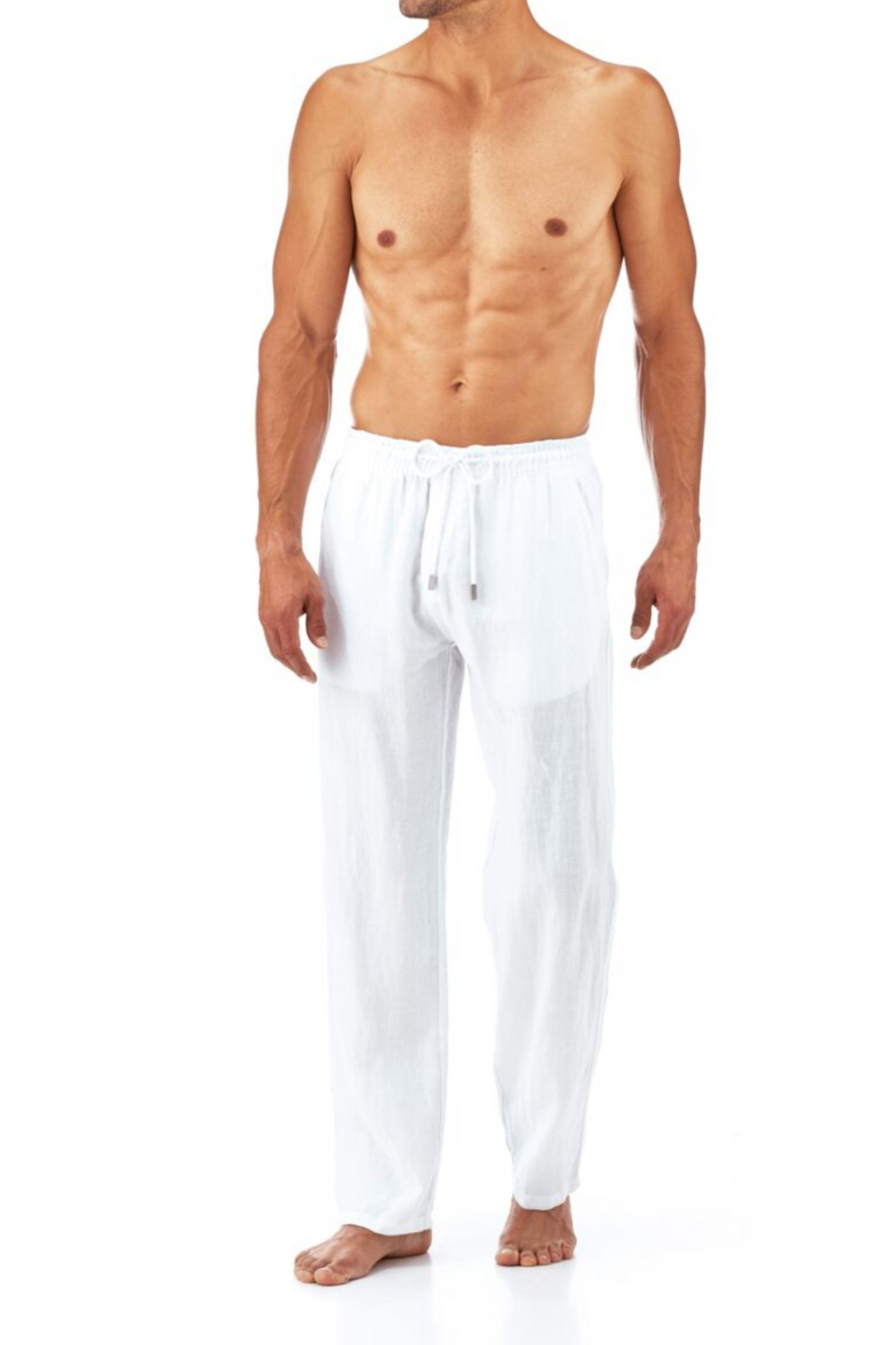 VILEBREQUIN | Relaxed Linen Trousers | White