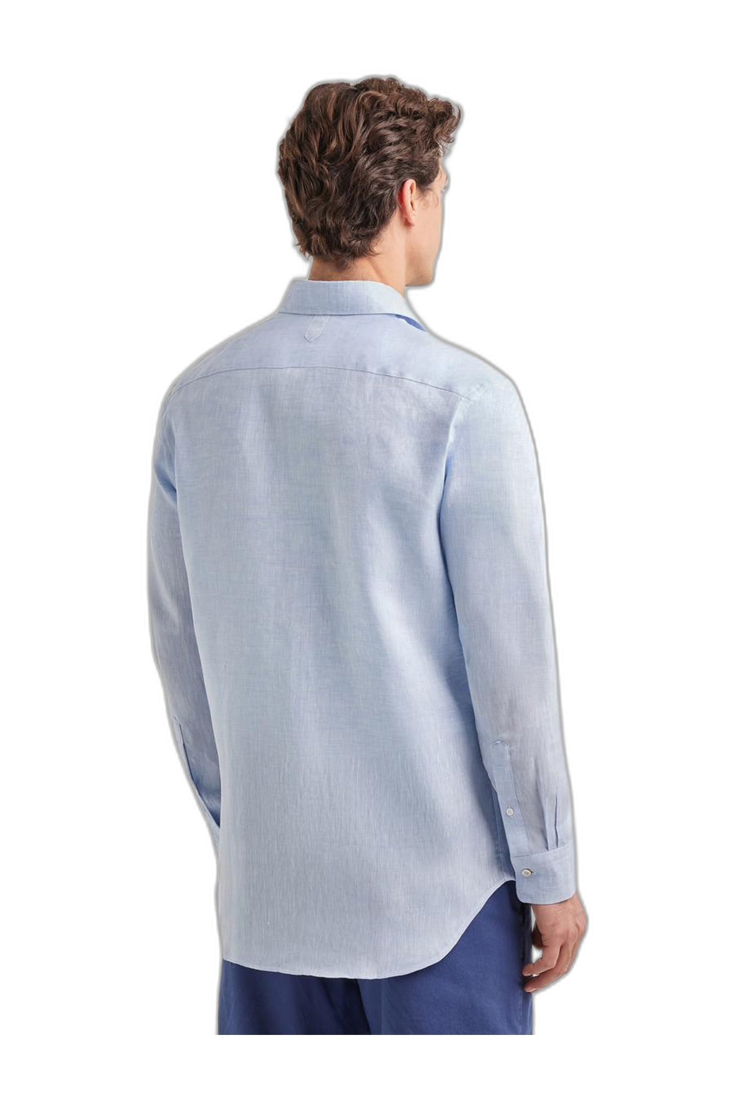 CANALI | Casual Linen Shirt | Light Blue
