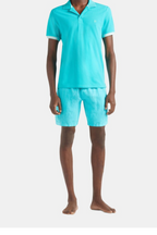 VILEBREQUIN | Polo With Contrast Trims | Turquoise