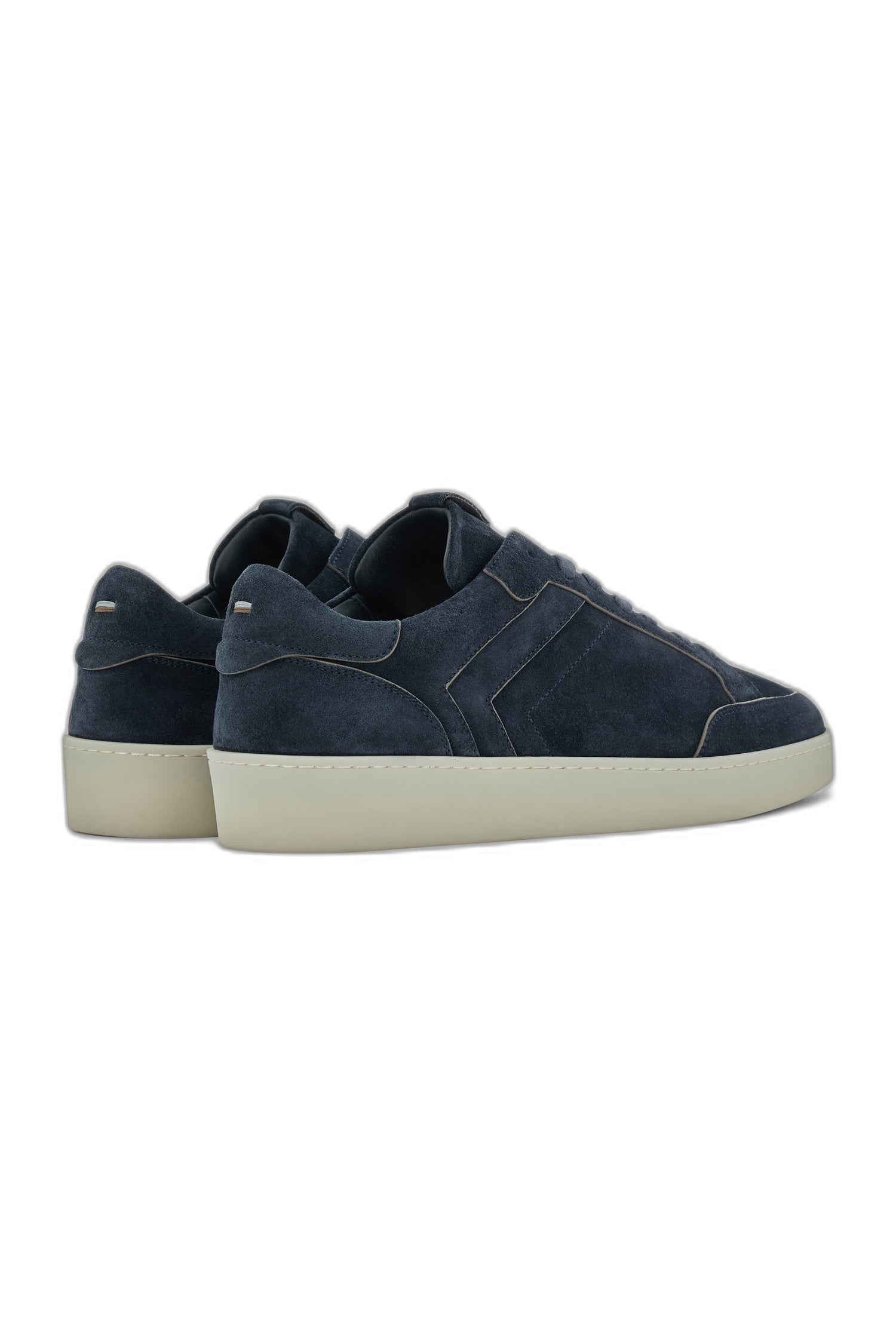 CANALI | Suede Sneaker Brown Trims | Navy