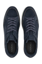 CANALI | Suede Sneaker Brown Trims | Navy