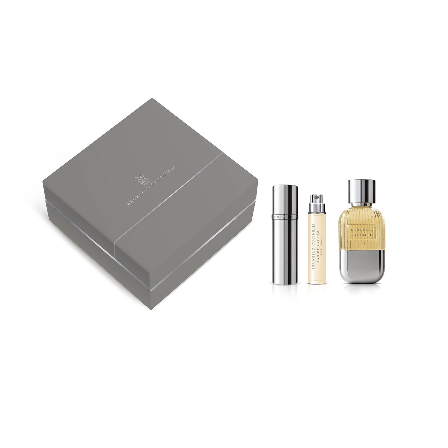 BRUNELLO CUCINELLI | Signature EDP Pour Homme Travel Set | Transparent