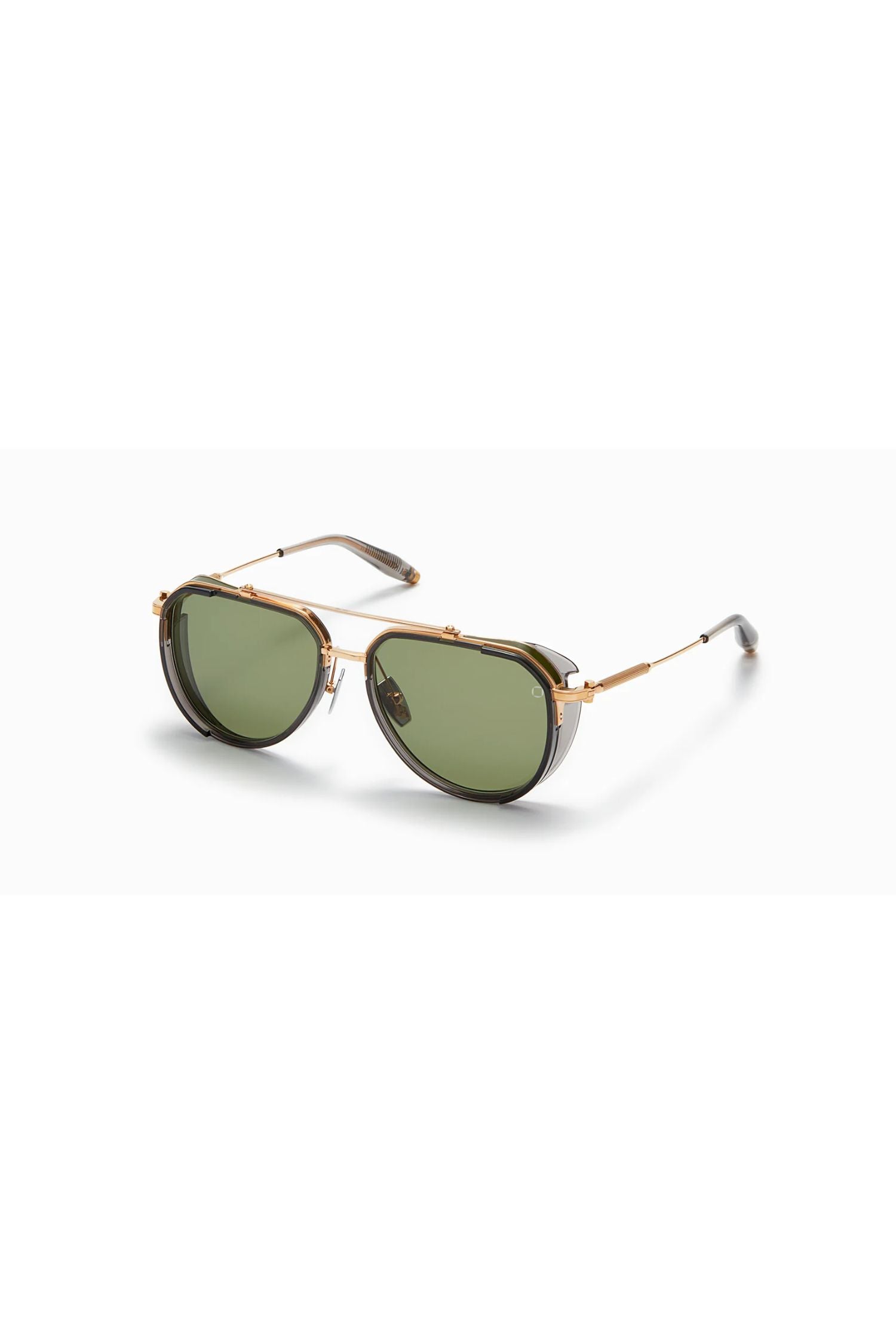 AKONI | Echo AKS-204 Sunglasses | Gold & Grey