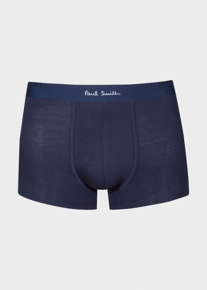 PAUL SMITH | Set Of 3 Plain Boxers | Navy