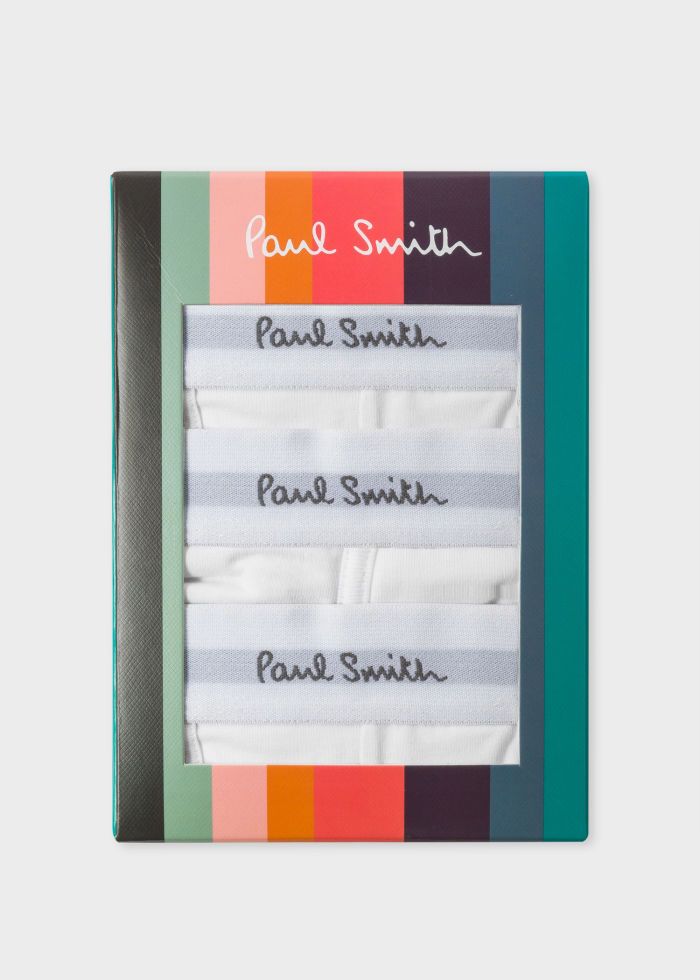 PAUL SMITH | Set Of 3 Plain Boxers | White