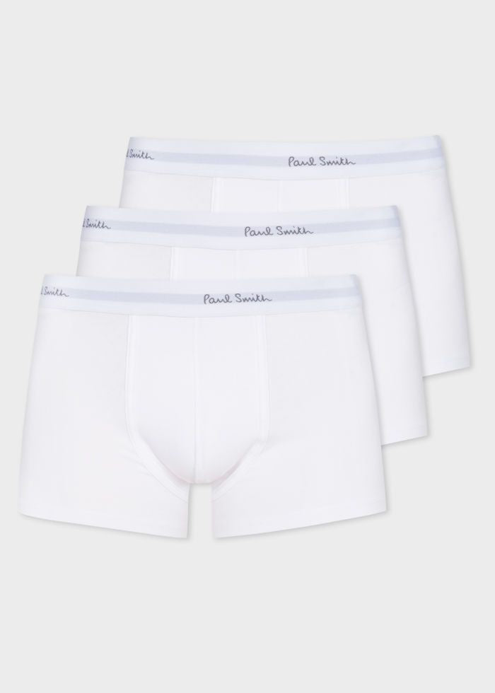 PAUL SMITH | Set Of 3 Plain Boxers | White