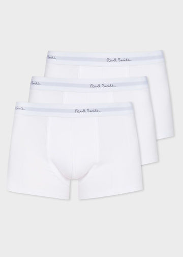 PAUL SMITH White Set Of 3 Plain Boxers