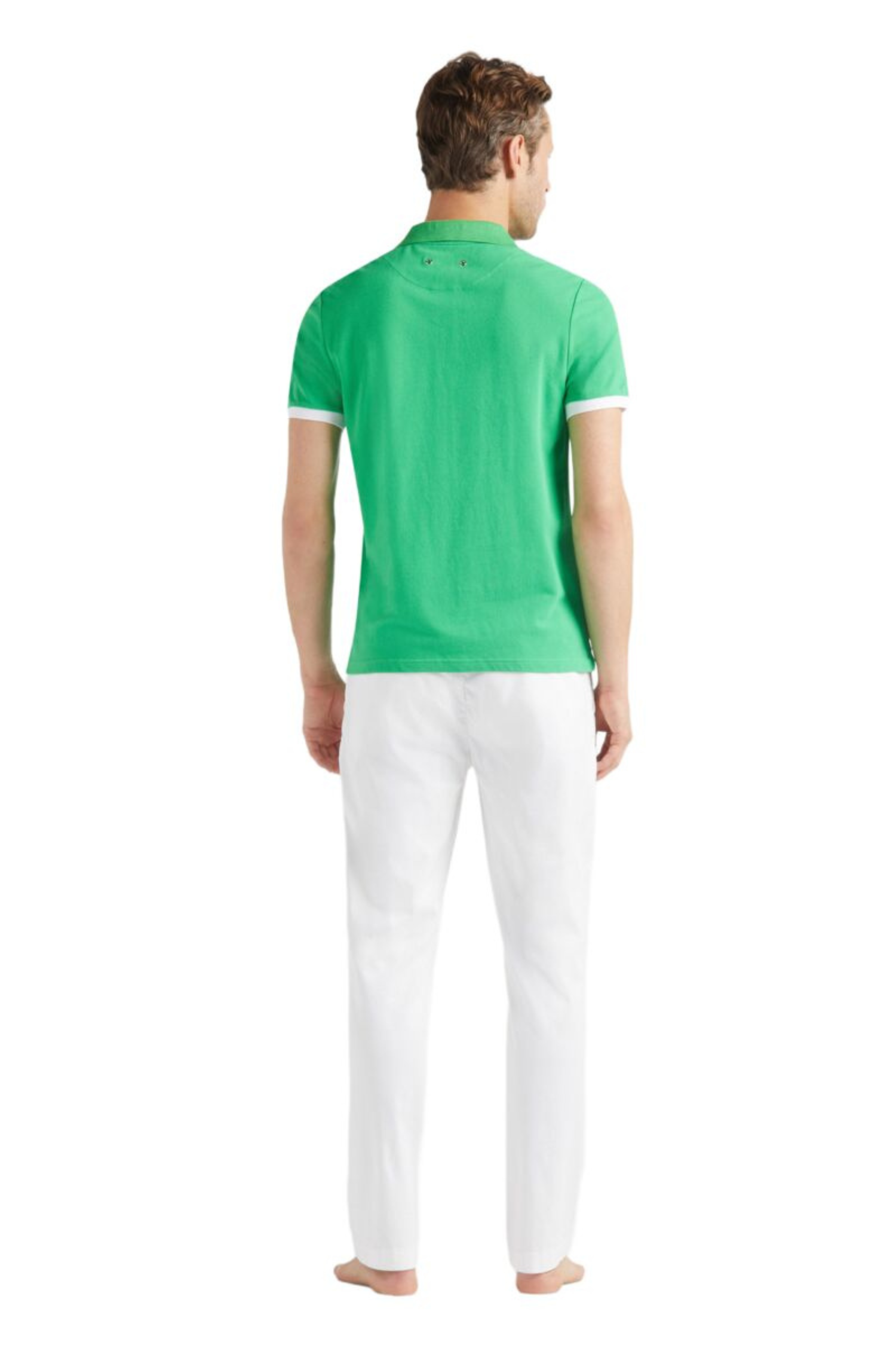 VILEBREQUIN | Polo With Contrast Trims | Grass Green
