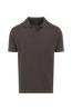 BRIONI | V-Neck Knitted Cotton Polo | Wood