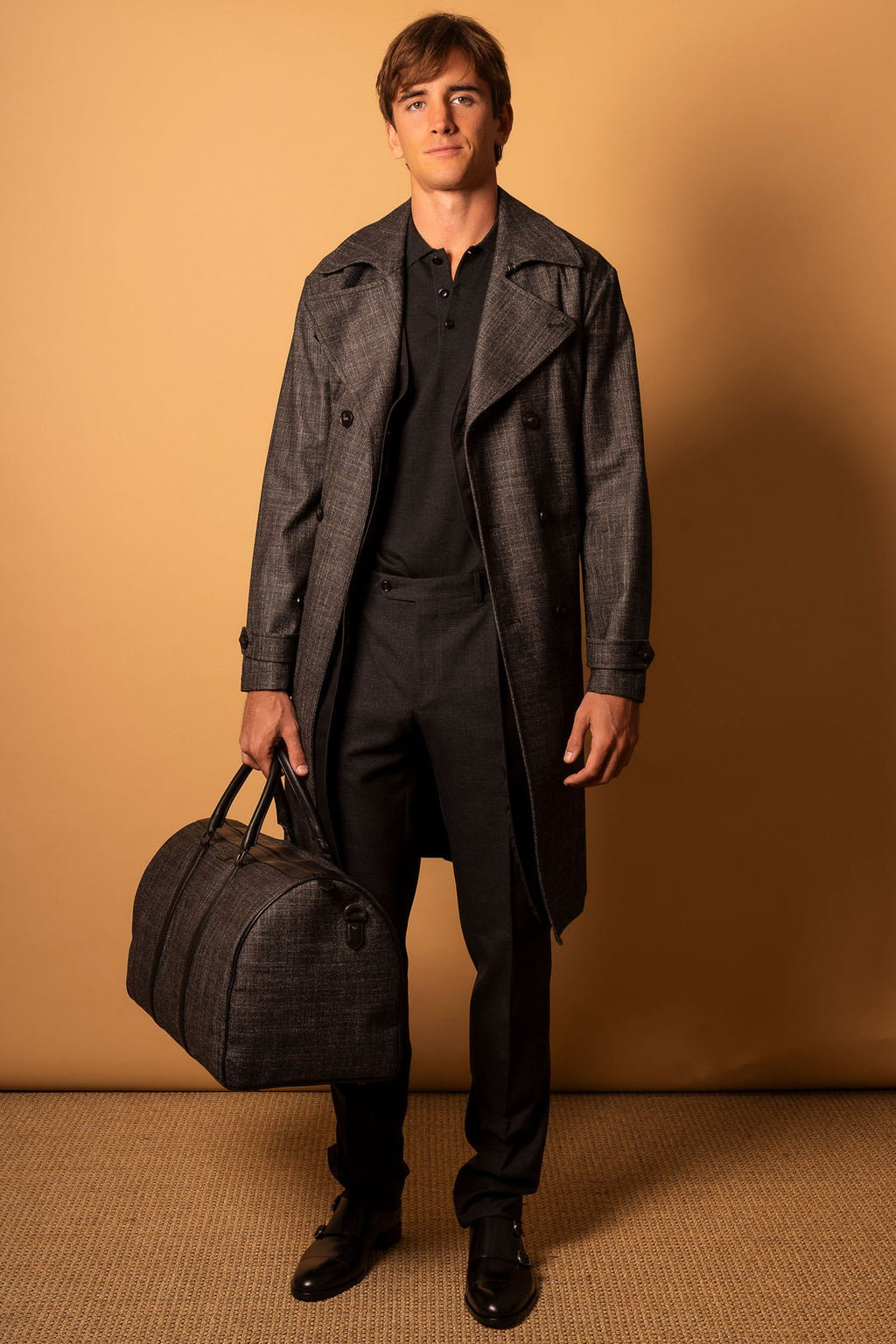 CANALI | 90th Anniversary Trench Coat | Charcoal