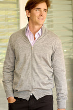 BRUNELLO CUCINELLI | Zip-Up Cardigan | Grey