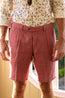 MMX | 1 Pleat Shorts | Raspberry