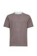 BRUNELLO CUCINELLI | Regular Fit T-Shirt With Trims | Brown
