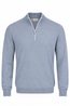 BRUNELLO CUCINELLI | Zip Neck Knit With Trims | Grey