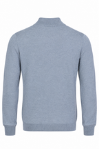 BRUNELLO CUCINELLI | Zip Neck Knit With Trims | Grey