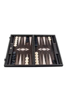 MANOPOULOS | Backgammon Set Ebony Burl 48x30cm | Brown
