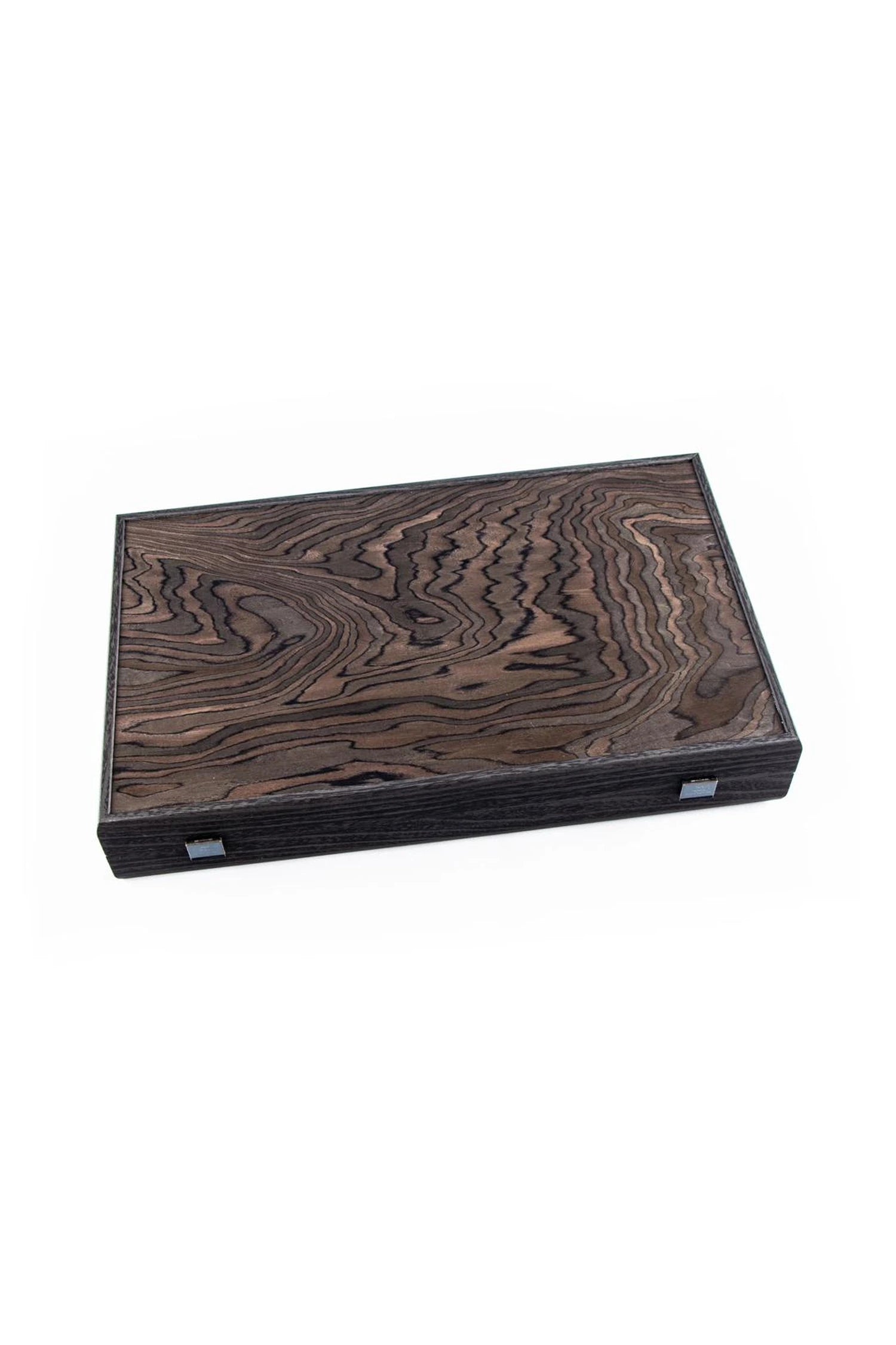 MANOPOULOS | Backgammon Set Ebony Burl 48x30cm | Brown