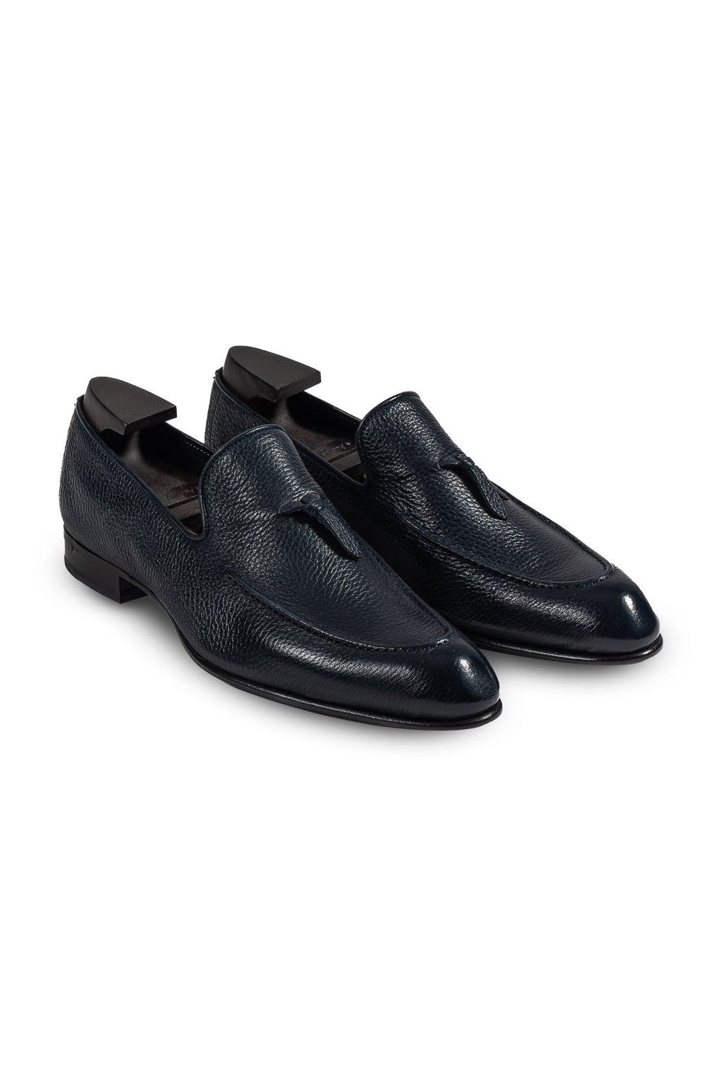 BRIONI | Leather Lukas Loafer | Navy