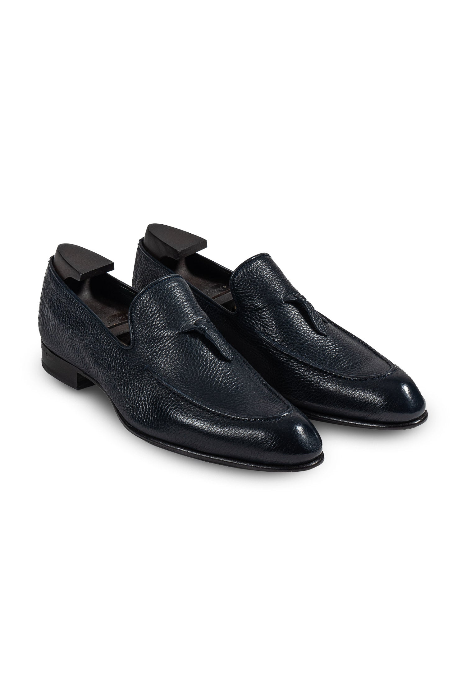 BRIONI | Leather Lukas Loafer | Navy