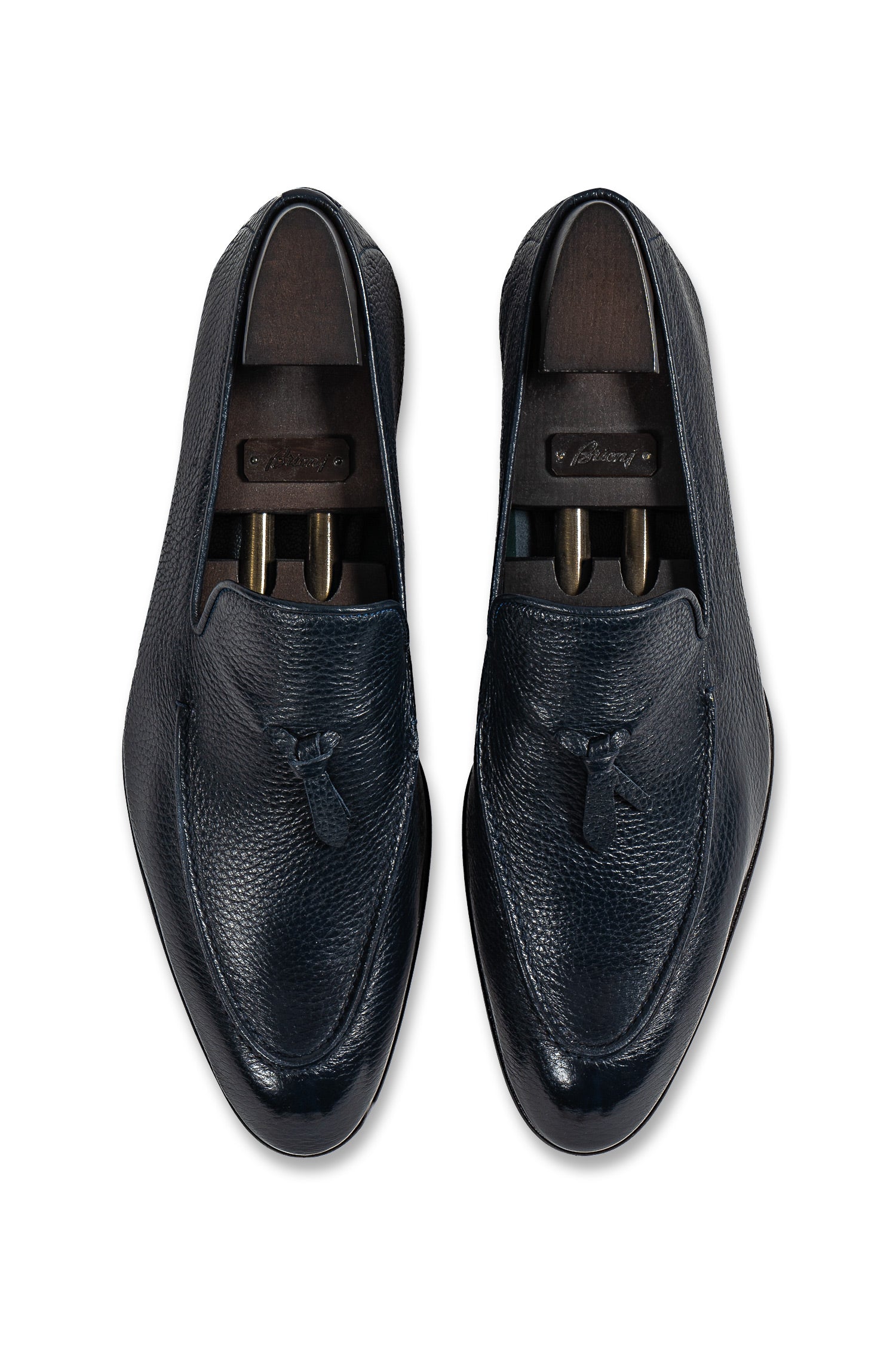 BRIONI | Leather Lukas Loafer | Navy