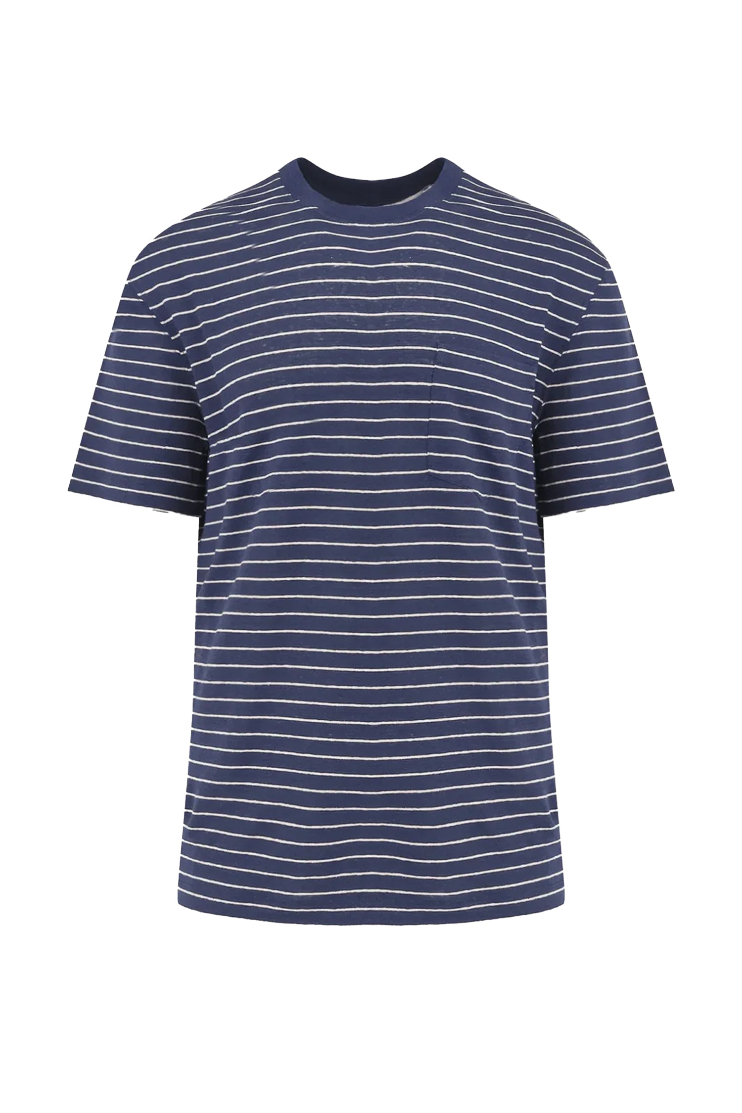 BRUNELLO CUCINELLI | Striped T-Shirt | Navy & White
