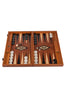 MANOPOULOS | Rosewood Backgammon Set 48x26cm | Tan
