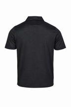 CANALI | Polo With Ribbed Trim On Placket | Black