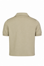 CANALI | Zip Neck Polo | Sand