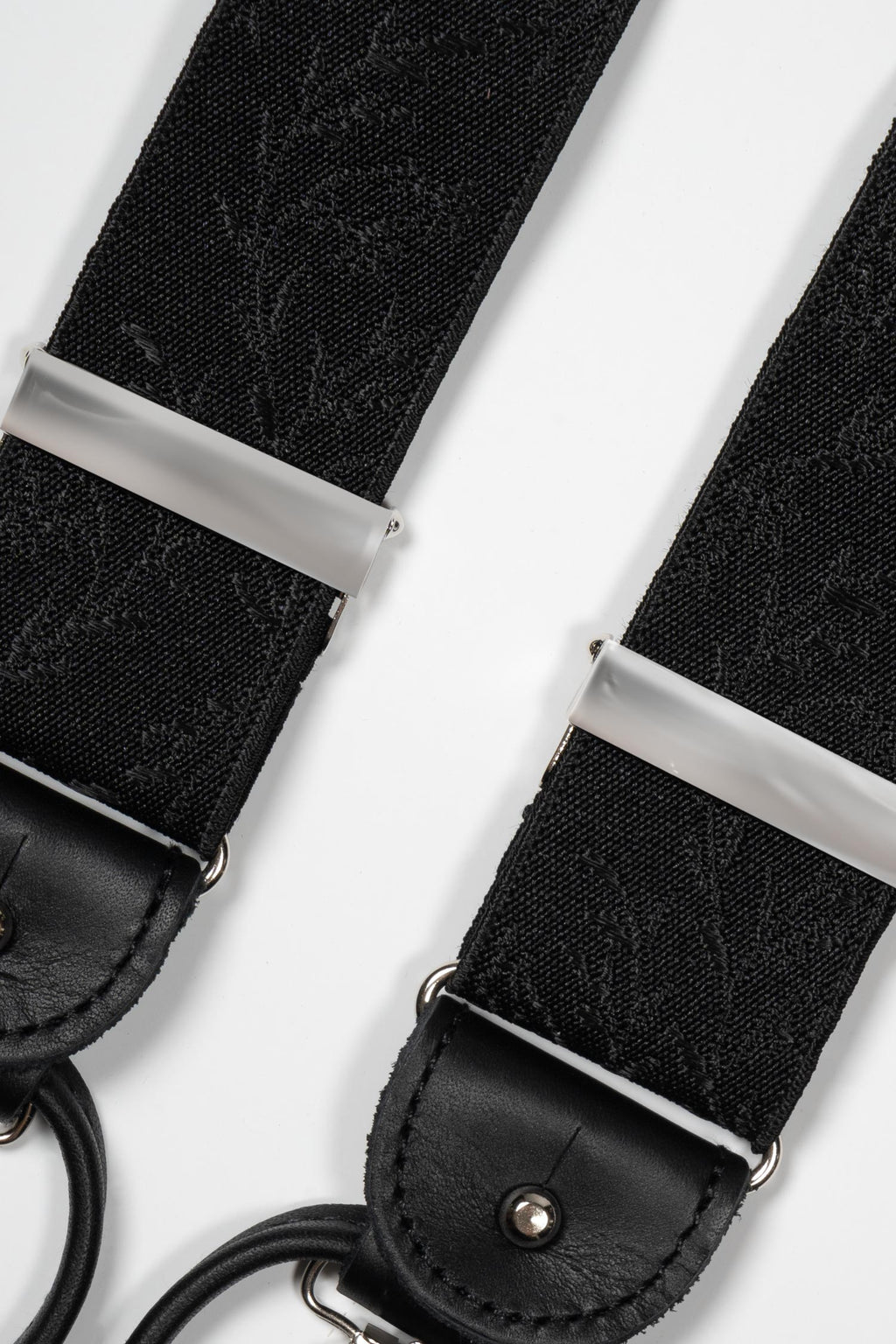 ALBERT THURSTON | Floral 2-in-1 Braces | Black