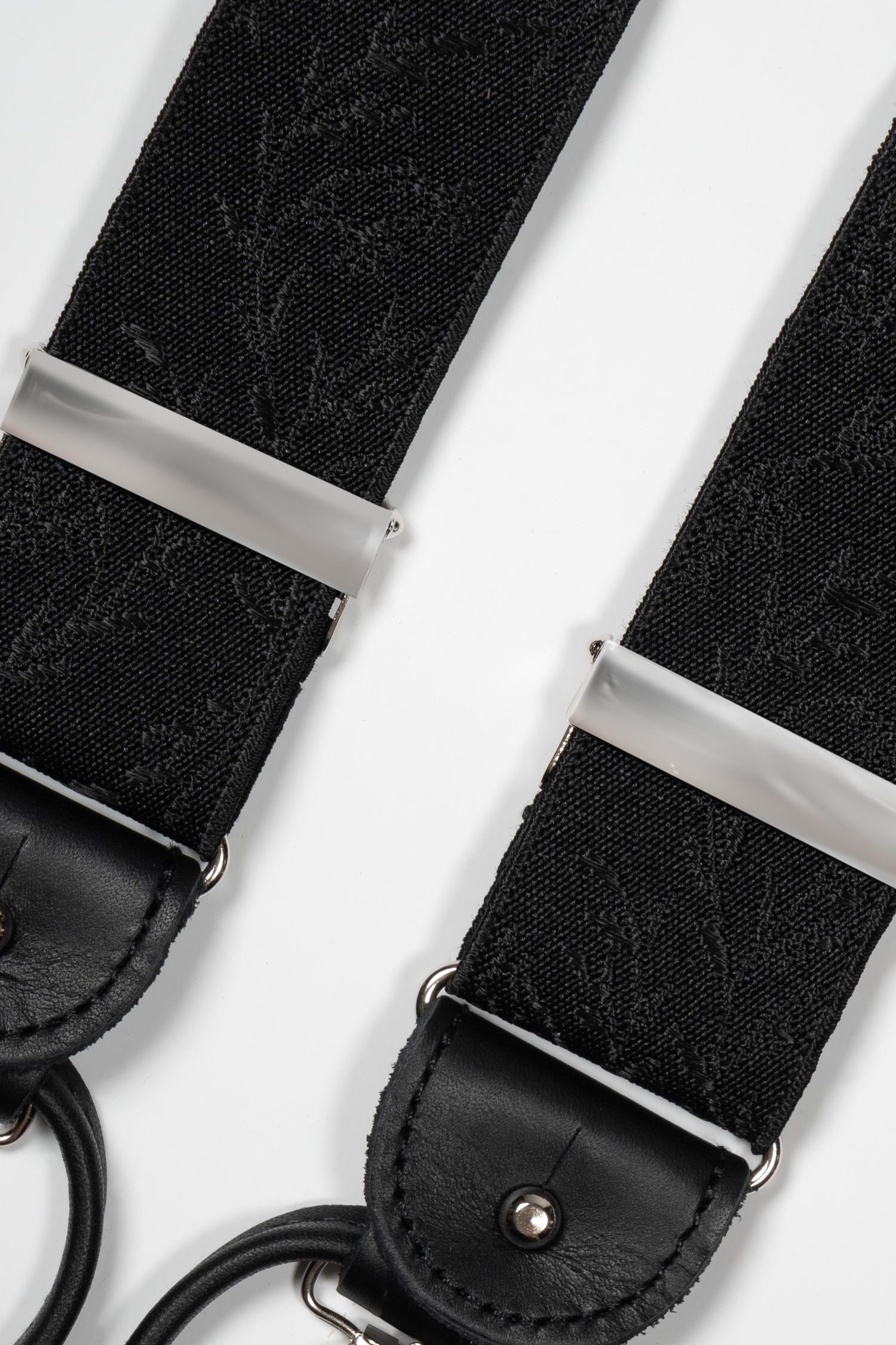 ALBERT THURSTON | Floral 2-in-1 Braces | Black
