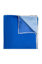 ASCOT | 4-Tone Silk Pocket Square | Blue