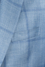 BRIONI | Check Jacket | Blue