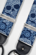 ALBERT THURSTON | Skulls 2-In-1 Braces | Navy