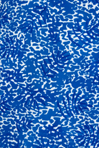 FEDELI | Daniel Splash & Palms Swim Shorts | Mid-Blue