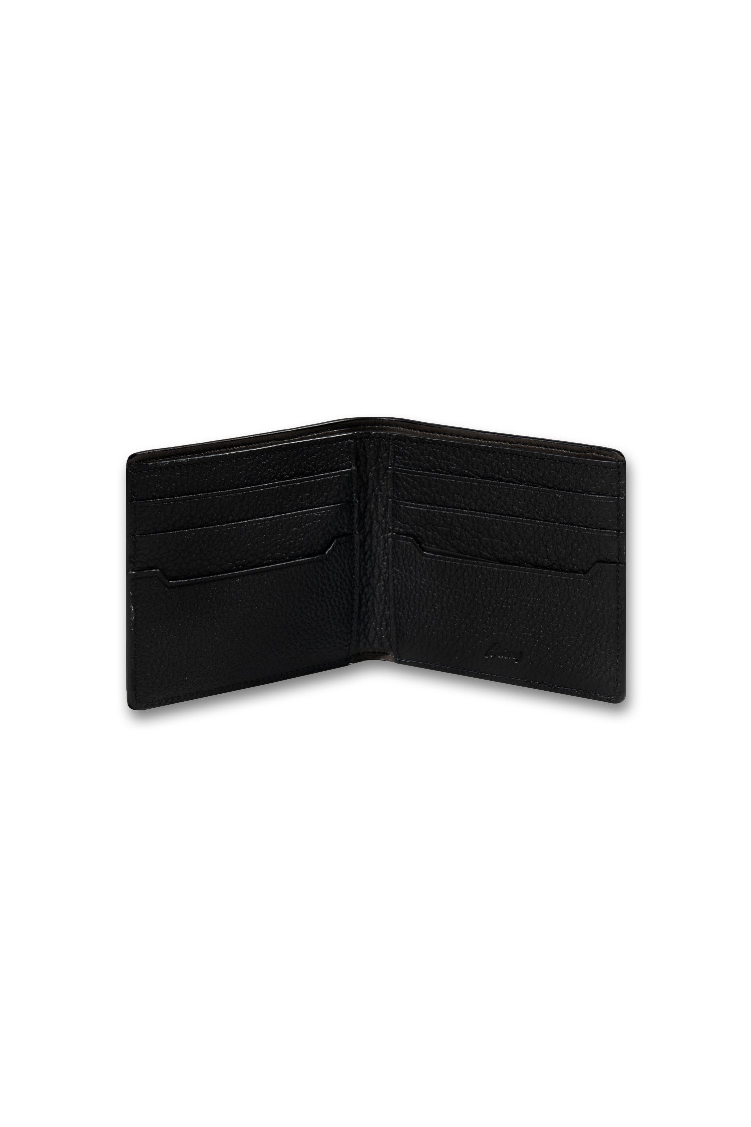 BRIONI | Bi-Fold Calfskin Wallet | Black