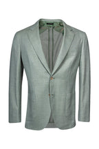 BRIONI | Plume Herringbone Jacket | Green