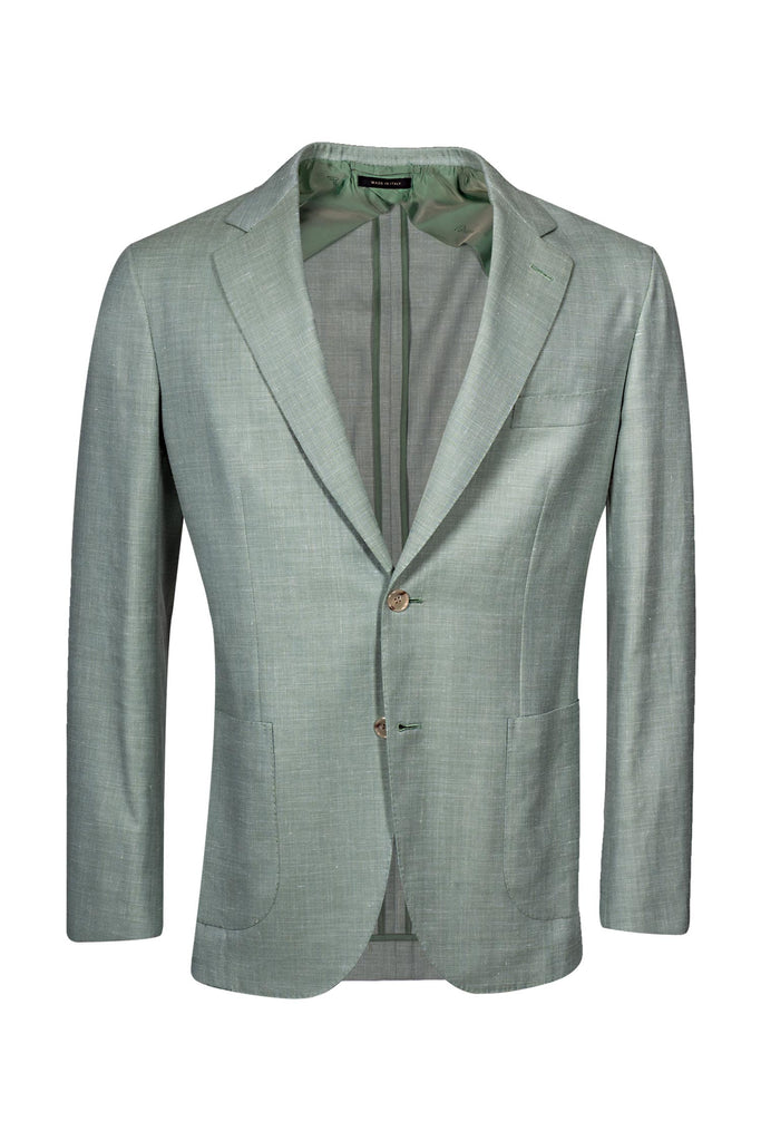 BRIONI Green Plume Herringbone Jacket — Mitchell Ogilvie