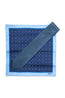 BRIONI | Tie & Pocket Square Set | Blue & Navy