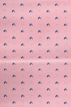 BRIONI | Tie & Pocket Square Set | Pink & Blue
