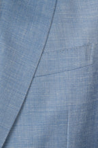 BRIONI | Plume Herringbone Jacket | Pale Blue